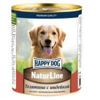 Корм для собак Happy Dog Natur Line Puppy Хэппи Дог Телятина с индейкой 970 гр жб