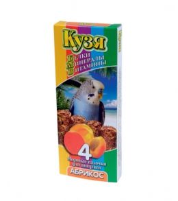 КУЗЯ палочки д/попугаев Абрикос (4 шт)