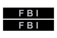 Сменная надпись большая   для шлейки FBI 3-4 размера