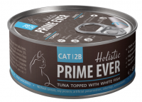 Prime Ever  д/к консервы тунец с белой рыбой  80 гр. ж/б