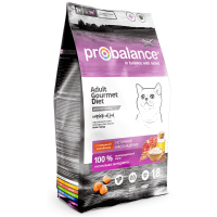 Корм для кошек ProBalance Gourmet Diet Пробаланс с говядиной и ягненком 1,8 кг сух.пакет