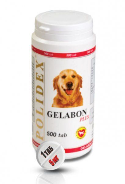 Полидекс гелабон + д/собак 500 т