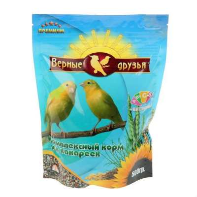 Верные друзья д/канареек 500гр