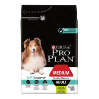 Корм для собак Pro Plan Medium Adult Sensitive Digestion Про План для средних пород с чувствительным пищеварением ягненок, рис 1,5 кг. сух.