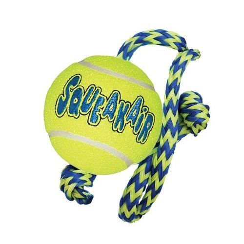 Теннисный мячик Kong Air  с канатом средний