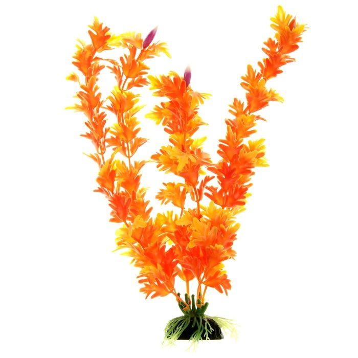 Искусственное растение Синема 40 см. M02840 красно-оранжевая