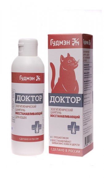 Доктор шампунь для кошек восстанавливающий 200мл 