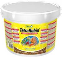 TetraRubin корм в хлопьях для улучшения окраса всех видов рыб 10 л (ведро)