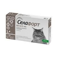 Селафорт Капли д/кошек от 7,6 до 10 кг 1 пипетка