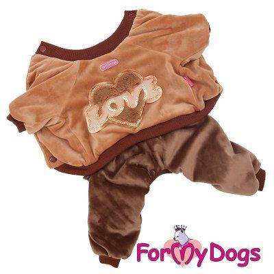Костюм ForMyDogs велюровый 12