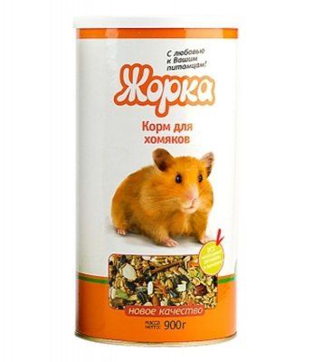 ЖОРКА 900гр д/хомяков (тубус)
