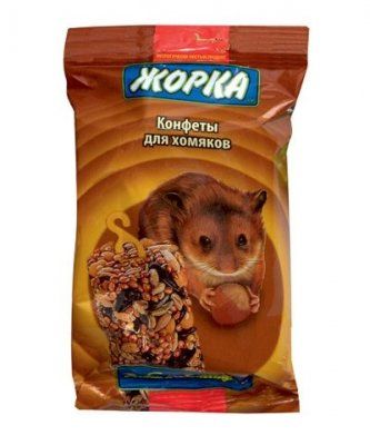 ЖОРКА конфеты  д/хомяков (2шт) 100г