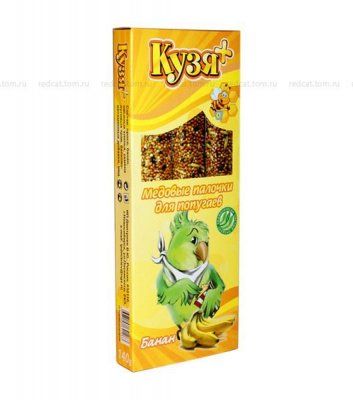 КУЗЯ+ медовые палочки  д/попугаев 