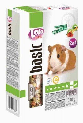 Лоло Пэтс  д/морских свинок овощи/фрукты 350 гр