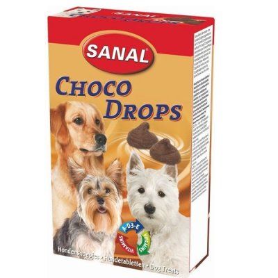 SANAL д/собак Choco Drops 125гр
