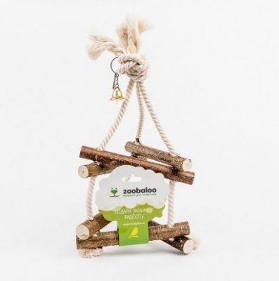 Качели 3D два этажа с хлопковым шнуром (15*15*35см) ZOOBALOO