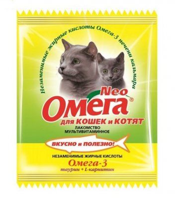 ОМЕГА NEO д/к/котят таурин+карнитин 15 таб