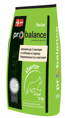Пробаланс  д/щенков и берем. собак 10 кг.