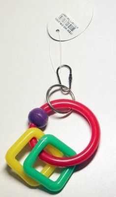 Серьга Percell 16,3см пластик