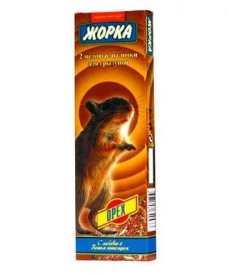 ЖОРКА палочки д/грызунов Орех