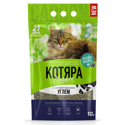 Наполнитель для кошачьего туалета Котяра 10 л 