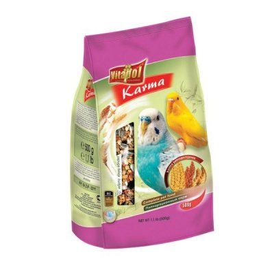 волнистых попугаев VITAPOL 500 гр.