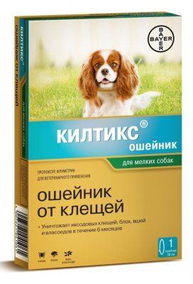Килтикс ошейник д/с мелк.пород инсектоакар.