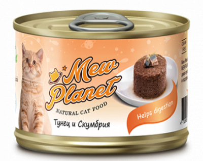 Петтрик д/к консервы тунец со скумбрией 160 гр. ж/б