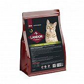 Корм для кошек LANDOR Indoor ЛАНДОР для живущих в помещении с индейкой и ягненком 2 кг. сух.пакет*