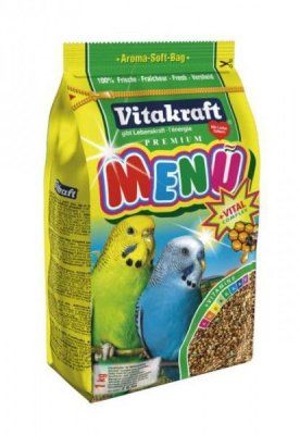 волнистых попугаев Vitakraft Menu Vital основной 500 гр.
