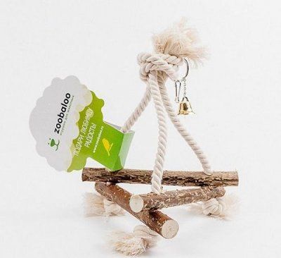Качели 3D хлопковый шнур малая (12*15*15см) ZOOBALOO