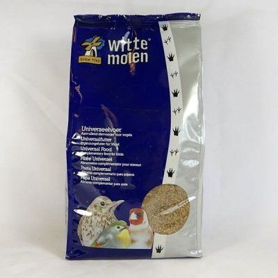 Вайт Молен  д/насекомоядных птиц c насекомыми и фруктами Witte Molen Universal Pate  1кг