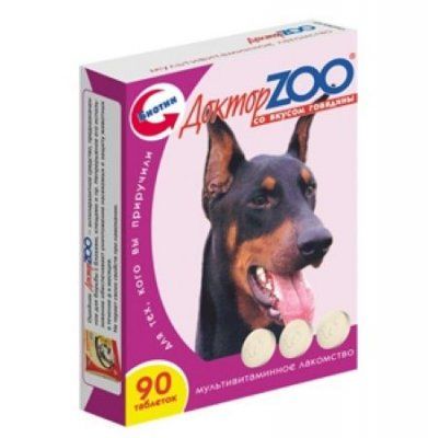 Д-р ZOO д/соб 90таб Говядина