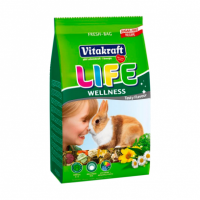 Vitakraft Life Wellness корм д/кроликов 600гр