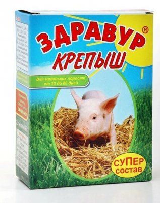 Здравур Крепыш 250г витаминно-минеральная добавка д/свиней