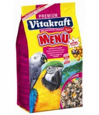 Корм д/круп.попугаев Vitakraft Menu 1кг универсальный 