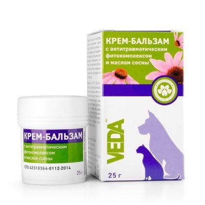 Крем-бальзам VEDA антитравматический 25гр