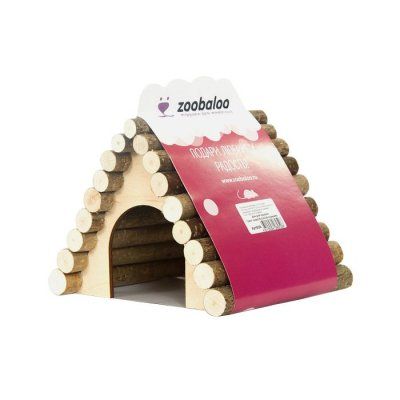 Домик дерево треугольный средний (18*15*15см) ZOOBALOO