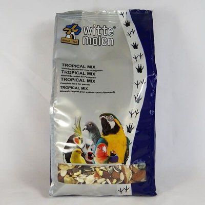 Вайт Молен  д/кр. попугаев Witte Molen Tropical Mix For Parrots 800г