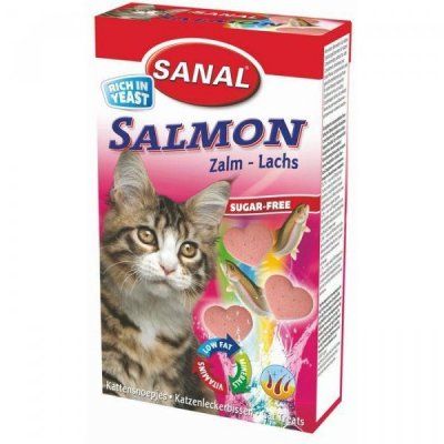 SANAL д/кошек Лосось 85таб/50гр