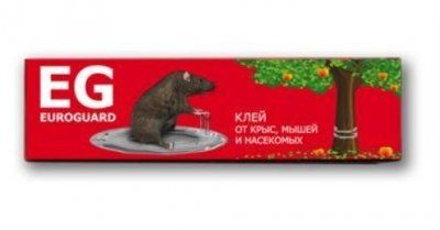 Клей EUROGUARD д/отлова грызунов 135гр