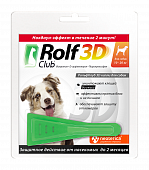 РОЛЬФ КЛУБ 3D капли д/с 10-20 кг. (1 пипетка)
