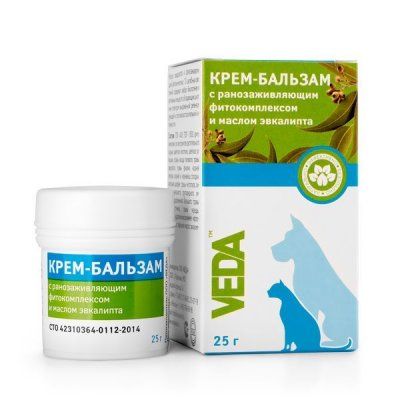 Крем-бальзам VEDA ранозаживляющий 25гр