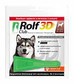 РОЛЬФ КЛУБ 3D капли д/с 20-40 кг. (1 пипетка)