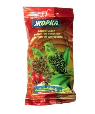ЖОРКА конфеты д/попугаев ШИПОВНИК (2шт) 100г