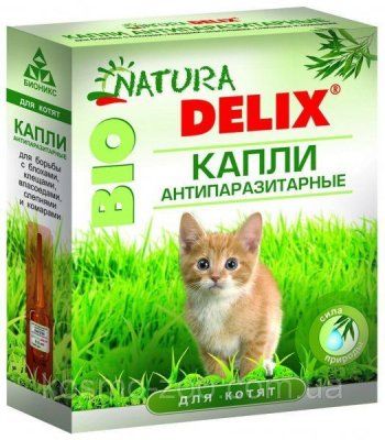 Деликс БИО Капли д/котят инсектоакар. 1 пипетка
