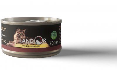 ЛАНДОР д/к 70 гр. тунец с крабом