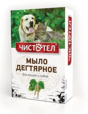 ЧИСТОТЕЛ мыло дегтярное 75г