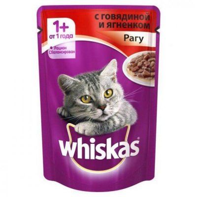 Корм для кошек Wiskas