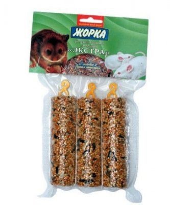 ЖОРКА медовые батончики  д/грызунов Экстра(3шт) 150г